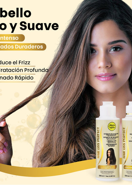Kit de Keratina Hair Liss Perfect 100ml