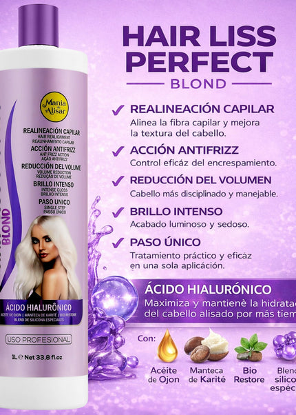 Hair Liss Perfect Blond Mattifying Keratin 1000ml