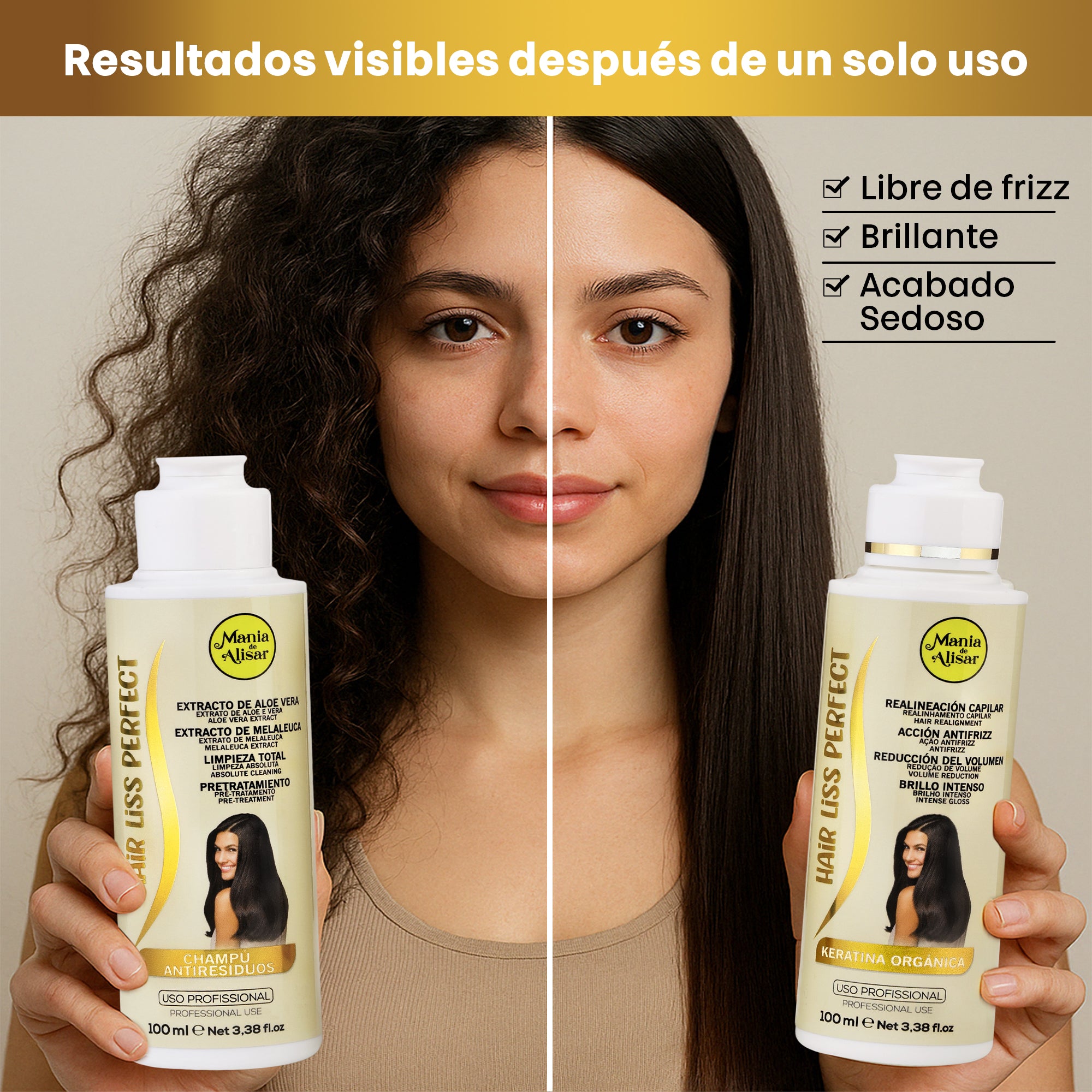 Kit de Keratina Hair Liss Perfect 100ml – Mania de Alisar