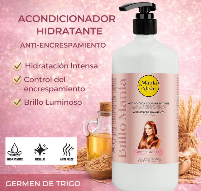 Acondicionador Brillo Mania de Germen de trigo  1000ml