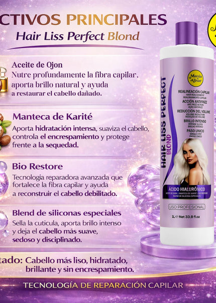 Hair Liss Perfect Blond Mattifying Keratin 1000ml