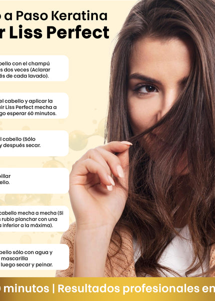 Kit de Keratina Hair Liss Perfect 100ml