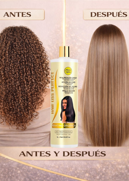 Kit de Alisado Brasileño Kit Hair Liss Perfect – 1000 ml + Perfume para el Pelo