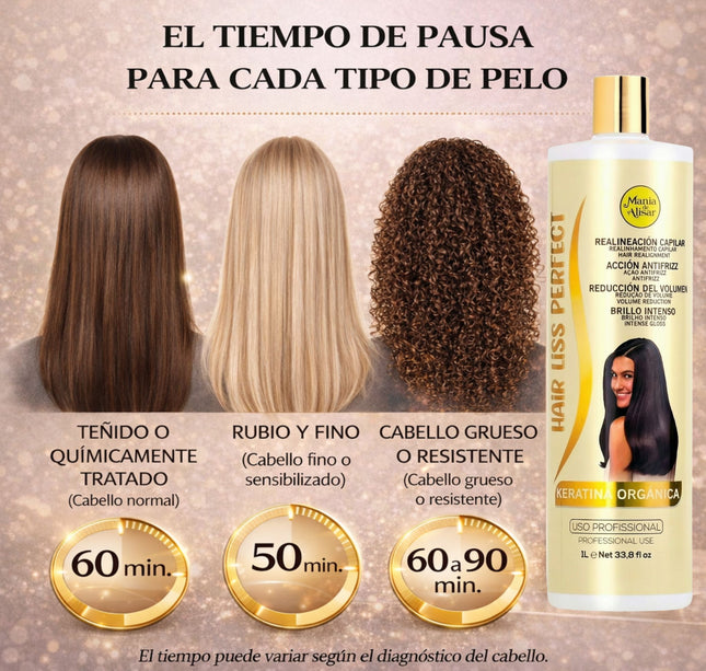 2 Kits de Alisados y Shampoo Hair Liss Perfect - 1000ml