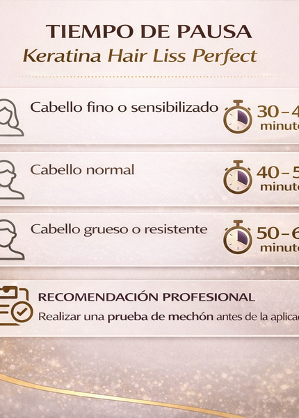 Pre-Tratamiento 250ml  + Kit de Alisado  Hair Liss Perfect 300ml + Mantenimiento Pos-Alisado