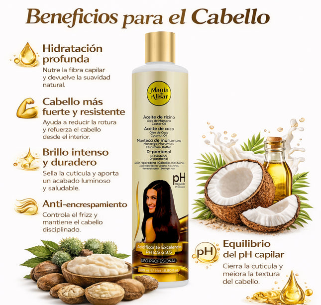 Acidificante Excelencia  Controla pH y Porosidad 500ml