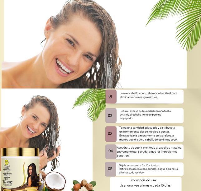 Kit de Máscara, Acidificante y Keratina Liquida + Plancha Lizze Extreme