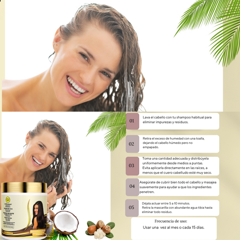 Kit de Máscara, Acidificante y Keratina Liquida + Plancha Lizze Extreme