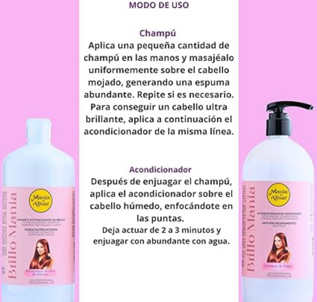 Acondicionador Brillo Mania de germen de trigo 1000ml