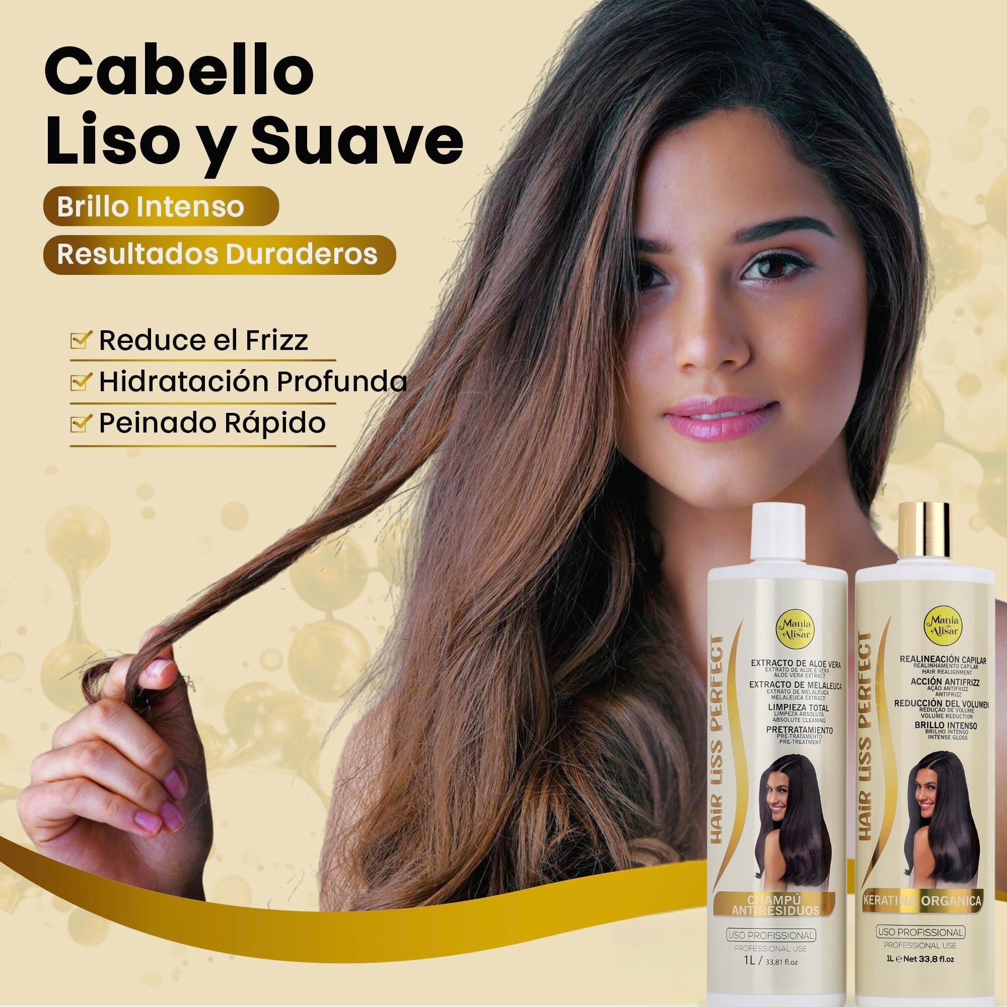 Alaciado Permanente El Formol Alisa El Cabello Pelo Alisado