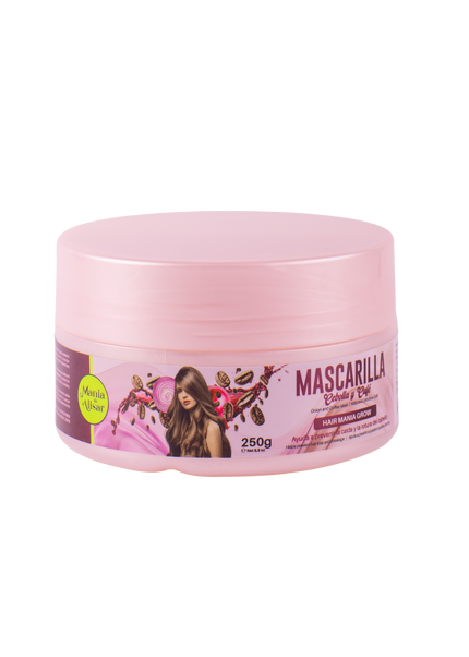 Máscara Cebolla & Café Sin Sal previene la Caída y Crecimiento del Pelo 250g