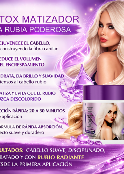 Btx Matizador Rubia Poderosa 500g