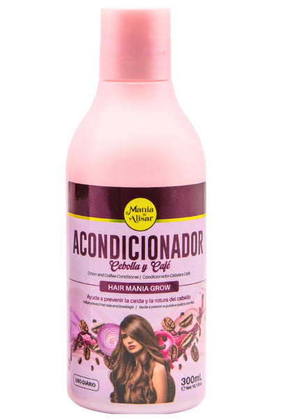 Acondicionador Cebolla & Café Sin Sal previene la  Caída y Crecimiento del Pelo 300ml