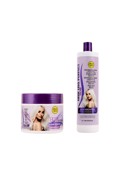 Keratina Matizadora 1000ml + Btx Rubia Poderosa 500g