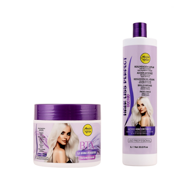 Keratina Matizadora 1000ml + Btx Rubia Poderosa 500g