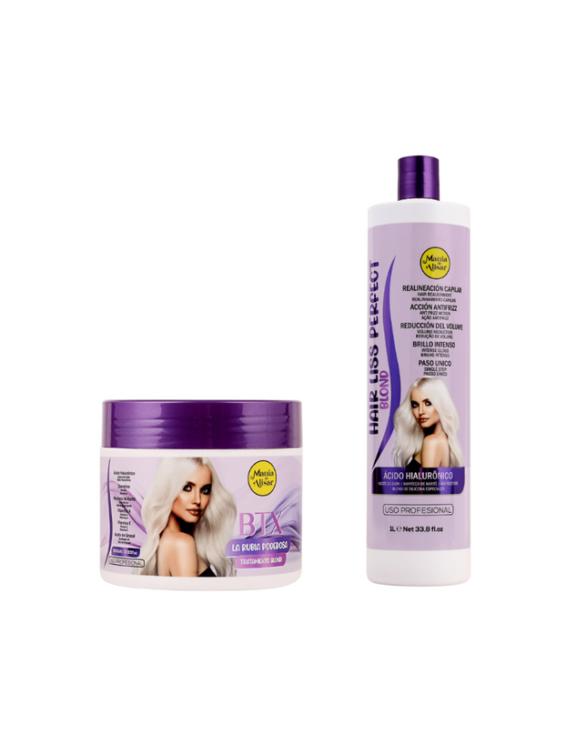 Keratina Matizadora 1000ml + Btx Rubia Poderosa 500g