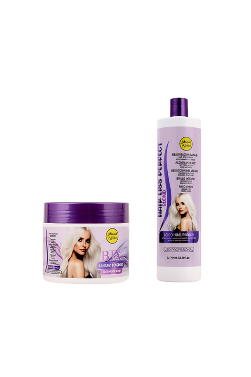 Keratina Matizadora 1000ml + Btx Rubia Poderosa 500g