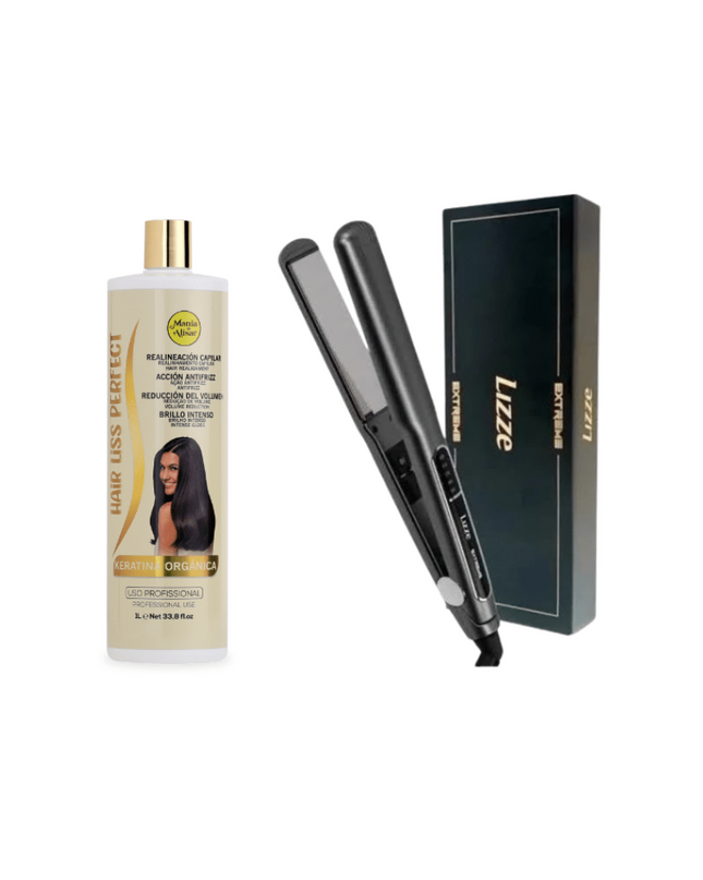 Keratina Hair Liss Perfect + Plancha  Lizze Extreme