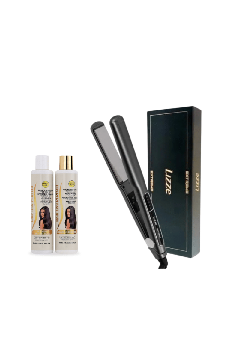 Kit de Keratina Hair Liss Perfect 300ml Plancha Lizze Extreme