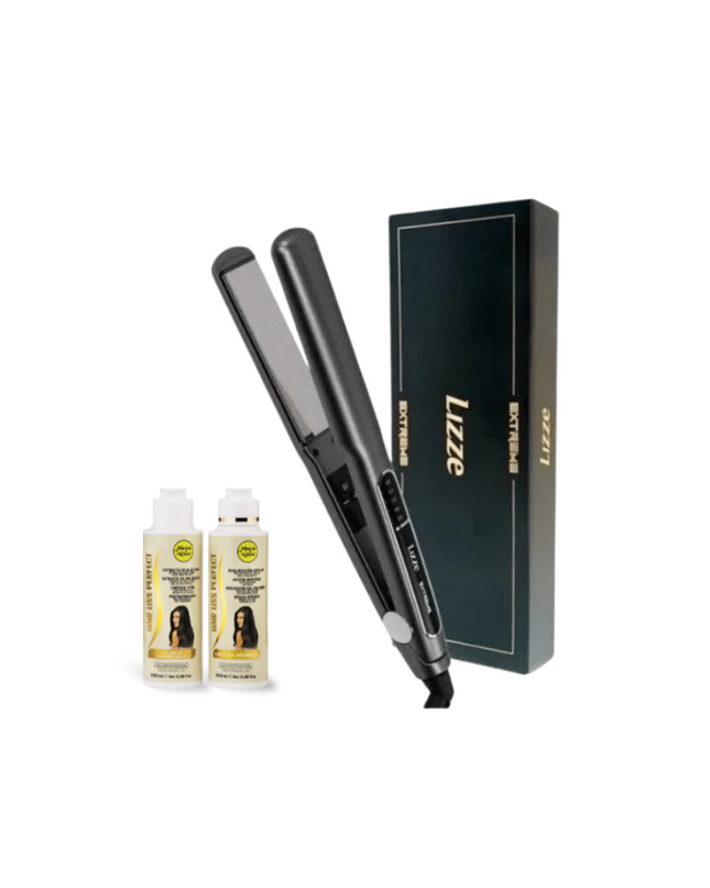 Kit de Keratina Hair Liss Perfect - 100ml + Plancha Lizze Extreme