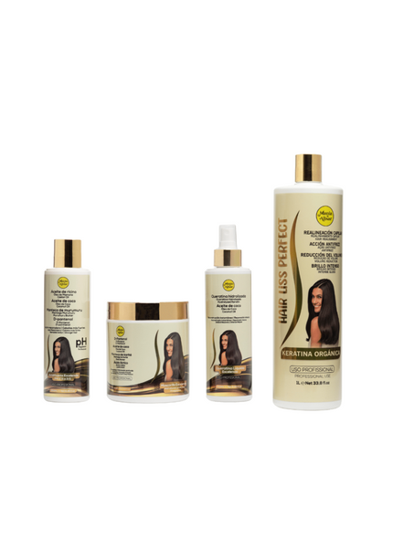 Kit de pré-química + Keratina Hair Liss Perfect 1000ml