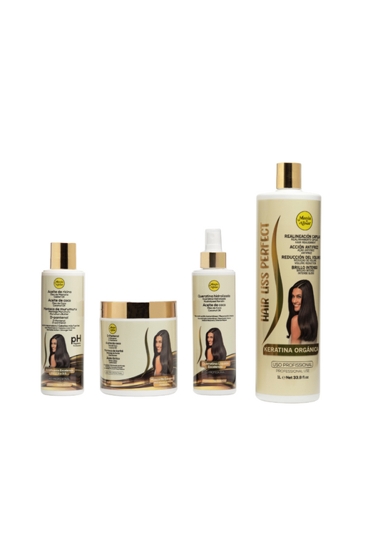 Kit de pré-química + Keratina Hair Liss Perfect 1000ml