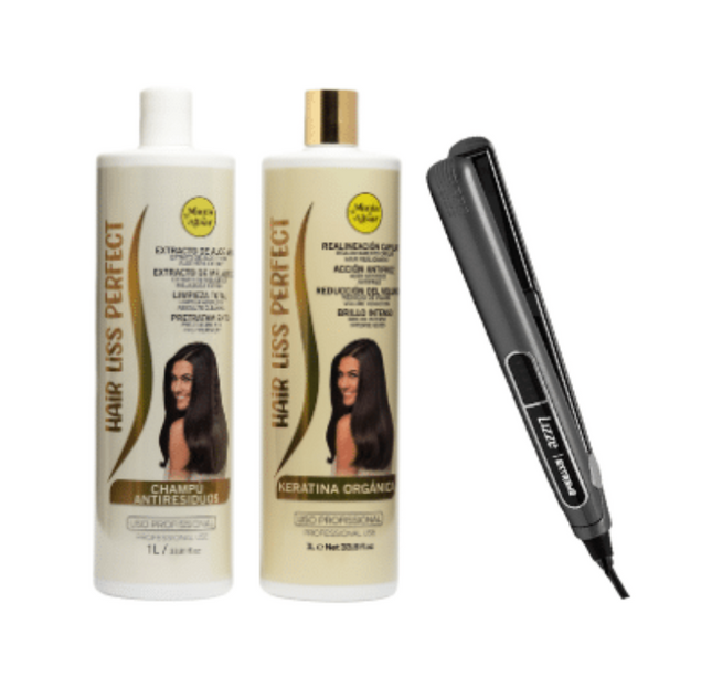 Kit de Keratina Hair Liss Perfect + Plancha