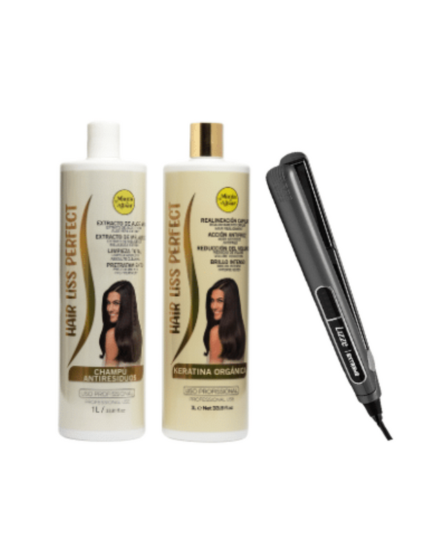 Kit de Keratina Hair Liss Perfect + Plancha