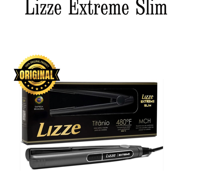 Plancha Alisadora de Pelo Profesional Lizze Extreme Slim 250 Grados