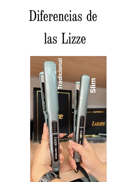 Plancha Alisadora de Pelo Profesional Lizze Extreme Slim + Mini