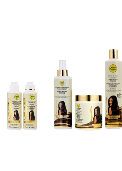 Kit Alisado Hair Liss Perfect 100ml + Kit de Pre-Quimica