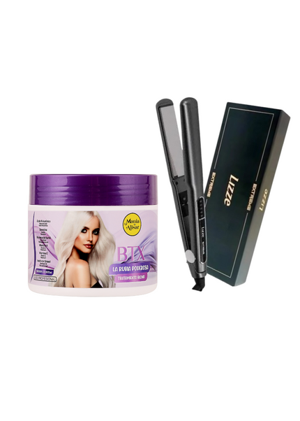 Btx Matizador + Plancha Lizze Extreme 250°C /480°F + REGALO Peine de Carbon