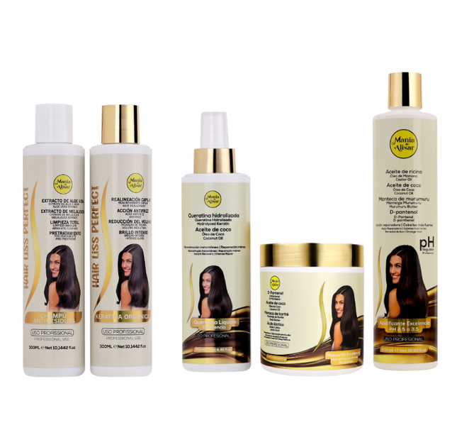 Kit de Pre-quimica + Kit de Alisado  Hair Liss Perfect 300ml