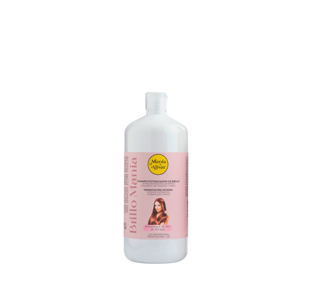 Champú Hidratante Potenciador de Brillo con Keratina y Aceite de Ricino