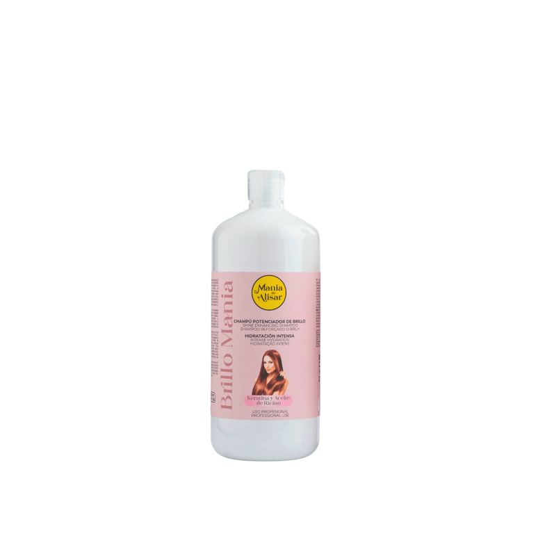Champú Hidratante Potenciador de Brillo con Keratina y Aceite de Ricino