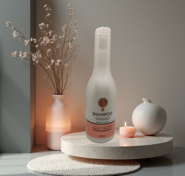 Champú de Aminoácidos & Proteína de Trigo con Aceites de Melocotón y Granada